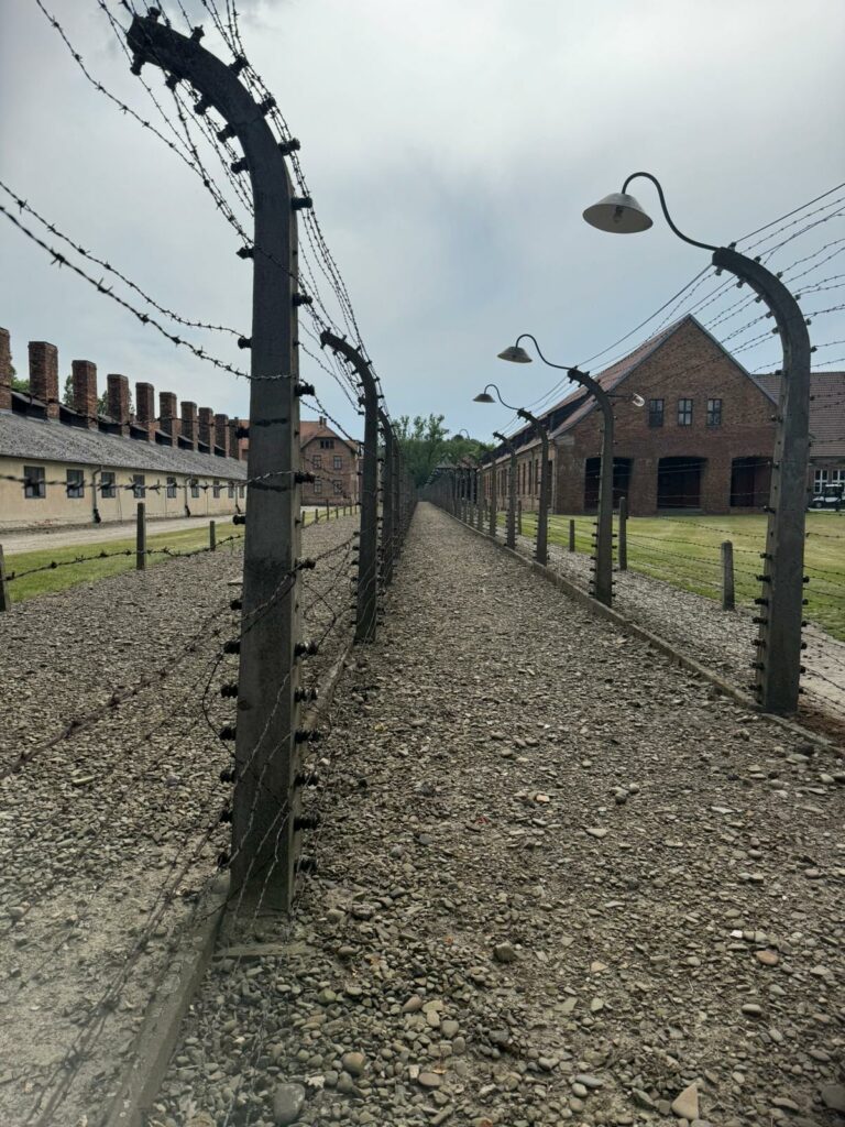 Kranzniederlegung und Gedenken an die Opfer des Nationalsozialismus in Auschwitz / Schändung der Gedenkstätte der Sinti und Roma in Flensburg