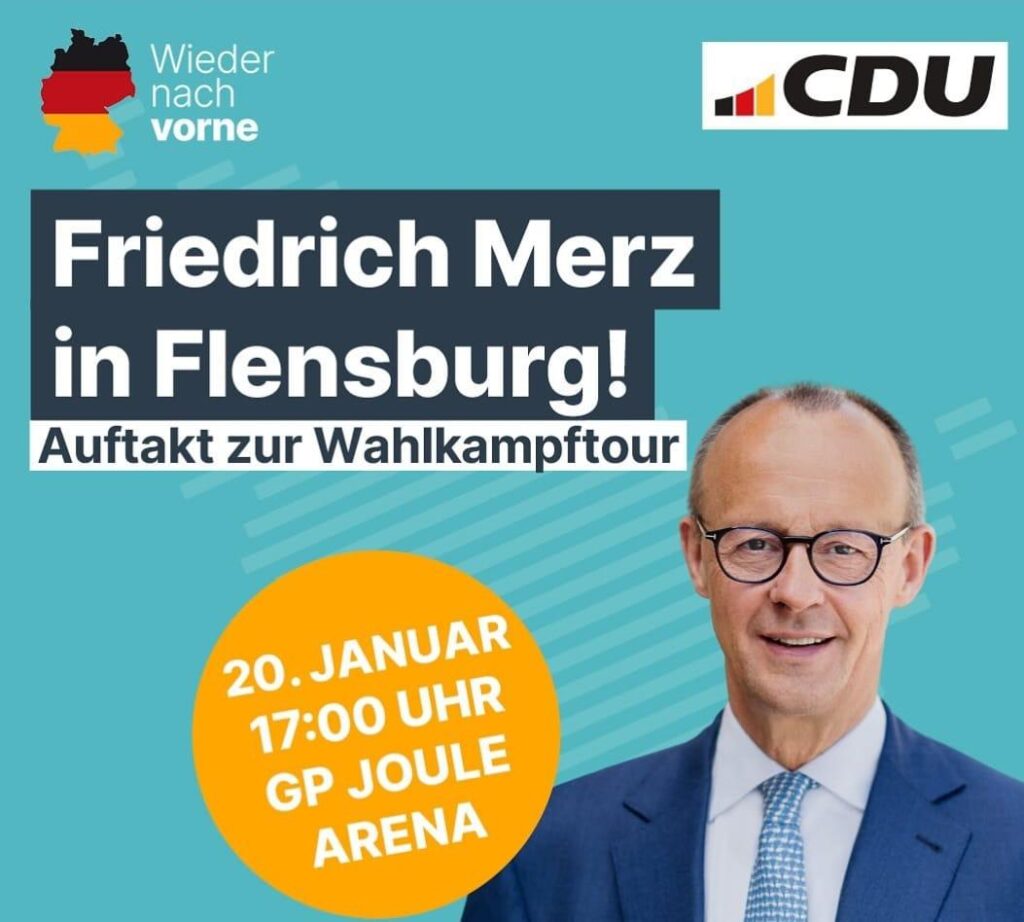 Friedrich Merz in Flensburg!